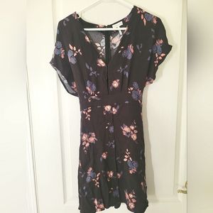 Black Floral Dress Gentle Fawn size S